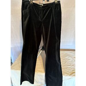 Vintage Isaac Mizrahi + Target Black Velvet Trousers Size 12